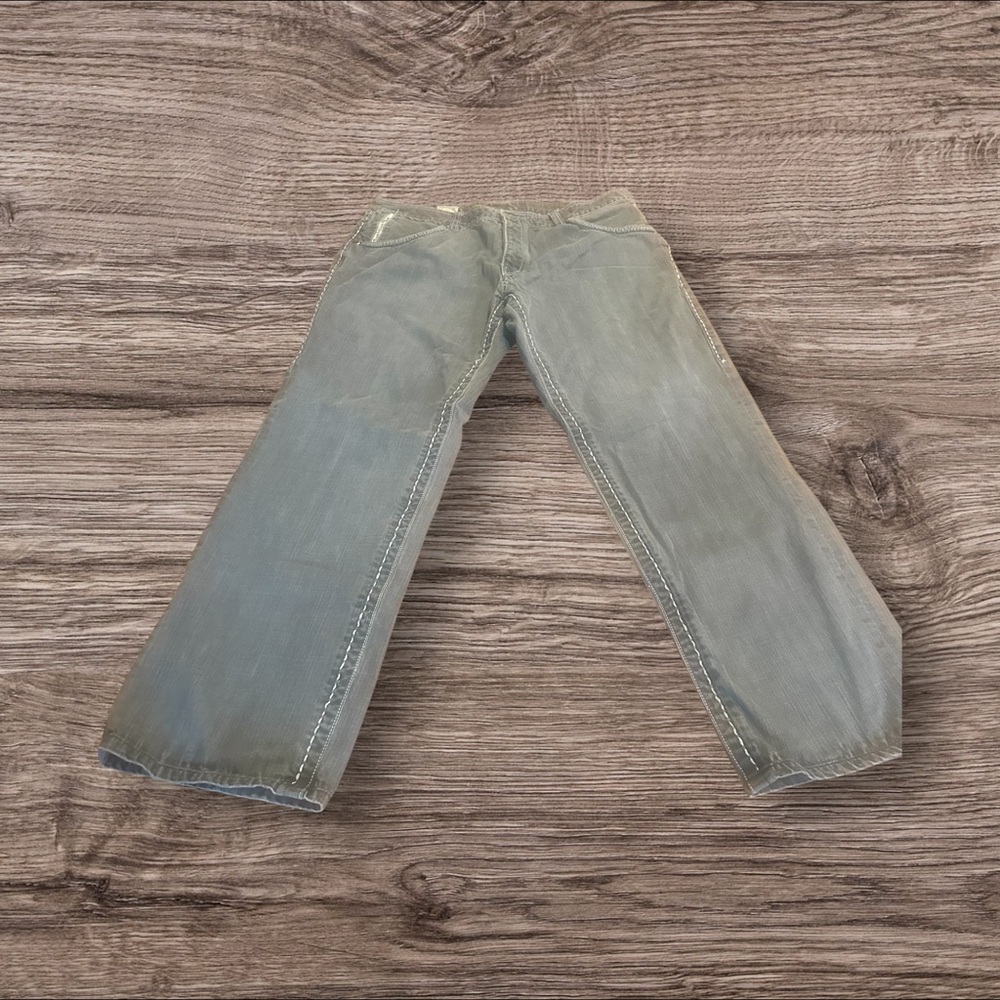 Parish Gray Button Fly Jeans Size 40